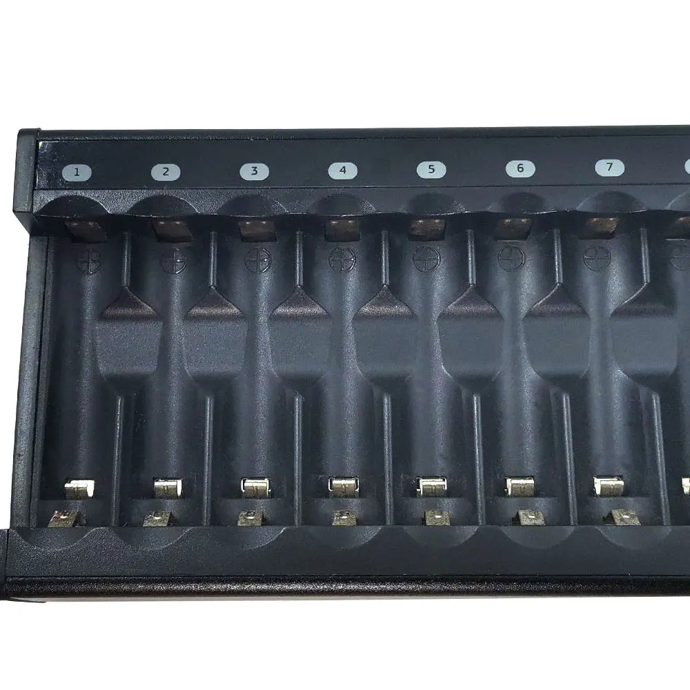 N8 LCD Display Universal Battery Charger 8-Slot Speedy Smart Battery Fast Charger for Rechargeable Batteries AA AAA Li-lon