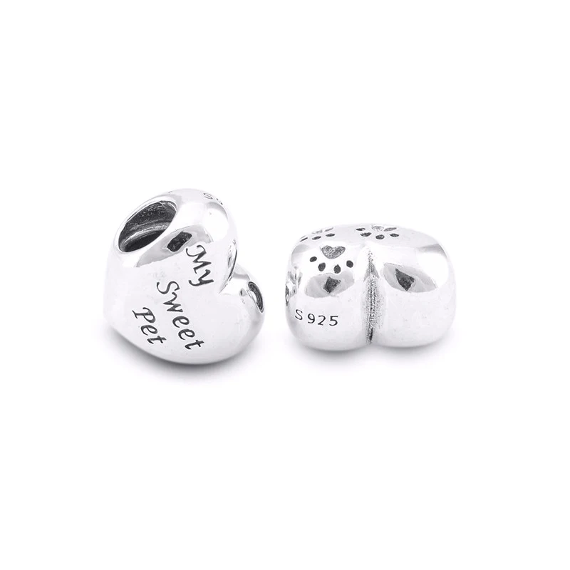 

Fit Pandora Bracelets My Sweet Pet Charms 925 Original Sterling Silver Beads for Jewelry Making DIY Women Berloque