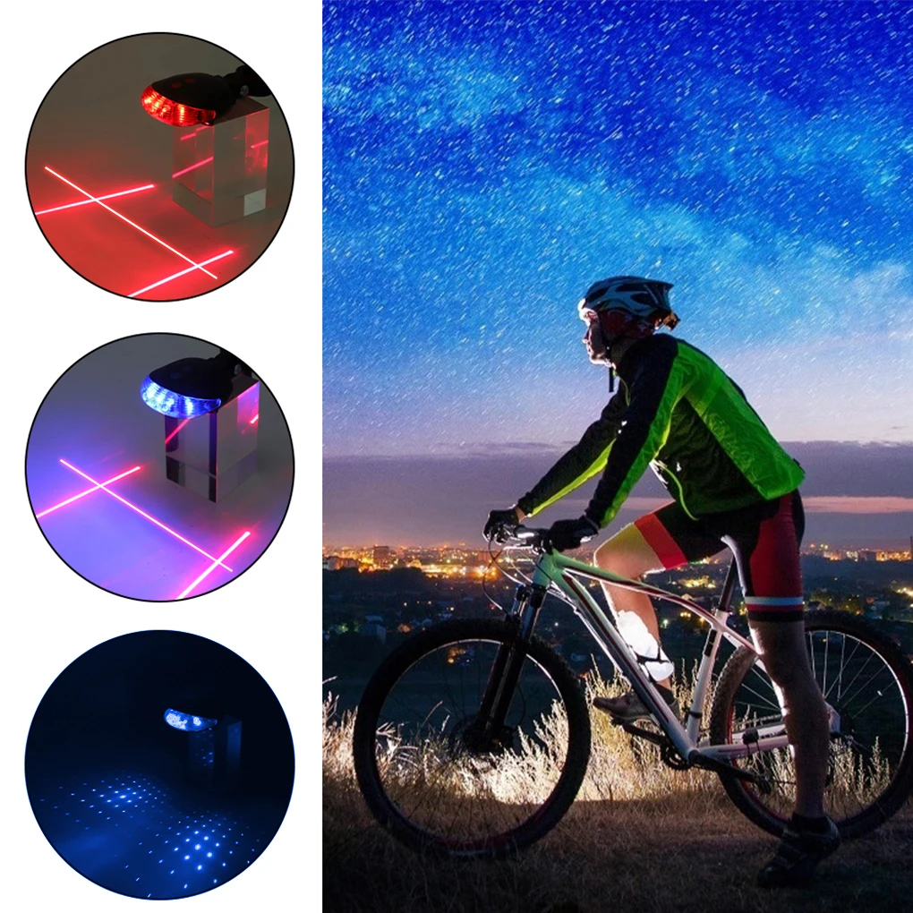 

Bike Taillight Waterproof Riding Rear Light Led Mountain Bike Cycling Light Tail-lamp Bicycle Light Lamp Rear Taillight Wireless