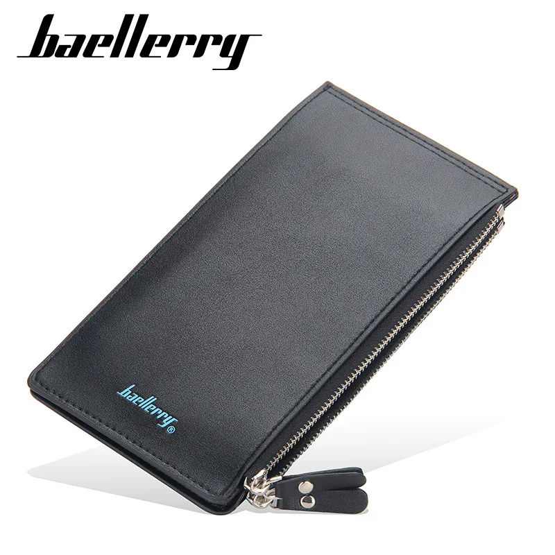 

Новый дорожный тонкий мужской держатель для кредитных карт маленький бизнес длинный клатч для карт PU кожаный винтажный мини кошелек Чехол