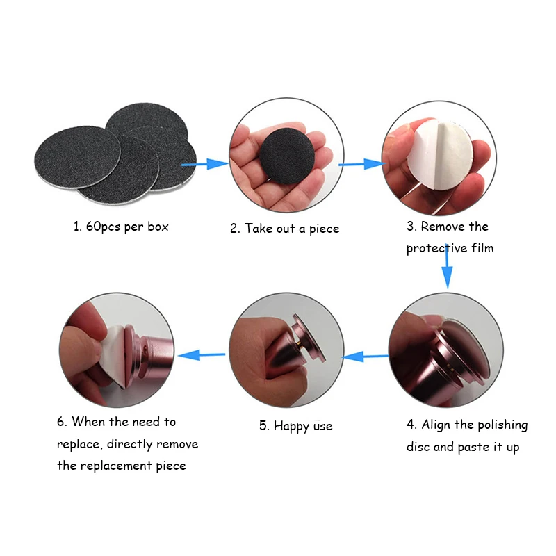 

Pink Electric Pedicure Tools Remover Smooth Machine Hard Dead Skin Polisher Exfoliating Grinding Feet Clean Care Tools