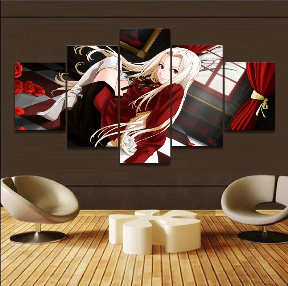 Модульные картины настенное искусство 5 шт. аниме Fate Zero irisвиль фон Айнцберн