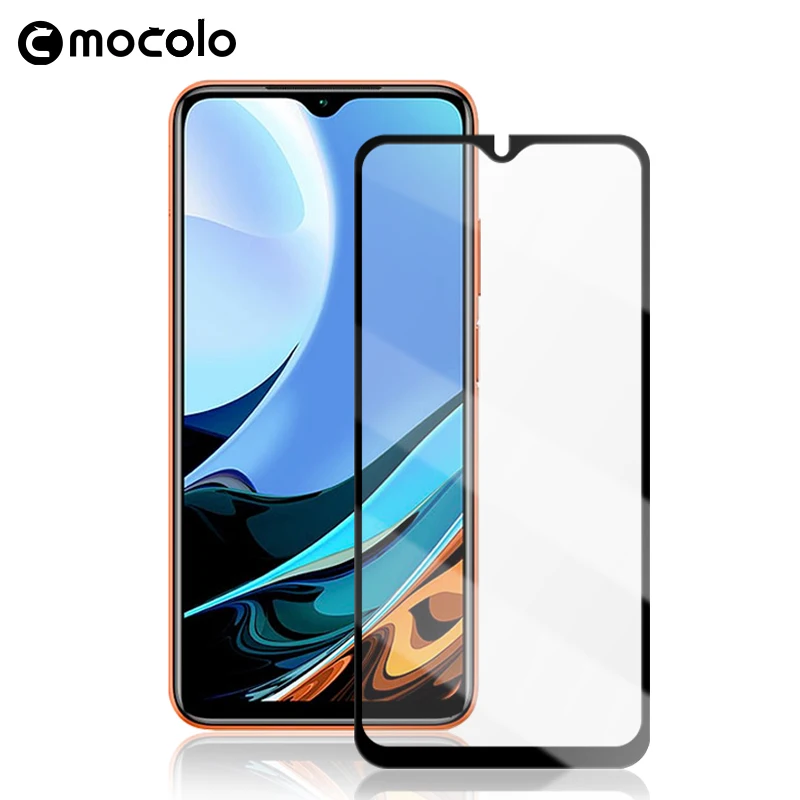 

for Xiaomi Redmi 9T Screen Protector Mocolo Full Glued 9H Tempered Glass Film for Xiaomi Redmi 9T Screen Protector