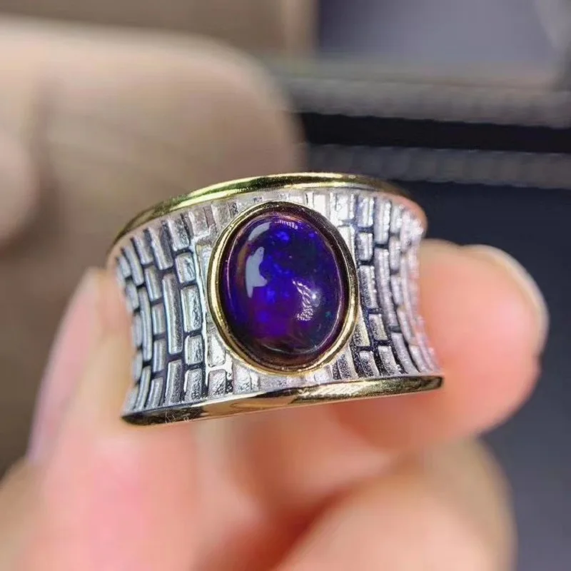 

3.30Ct Vintage10x10mm Amethyst Ring For Women Men Party Purple Crystal Rings Fine Jewelry Gifts Hot Sale S925 Sterling Silver