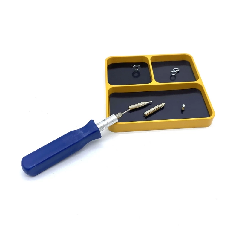 

Y1UD Construction Magnetic Pad Screw Mat Screw Magnetic Tray Wrenches Bolts Nuts Storage Pad Repair Box for Workers