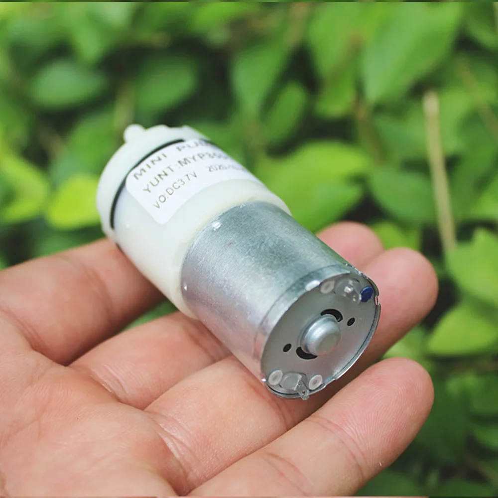 Микро-вакуумный насос с мотором DC 3 7 в 5 370 отрицательный воздушный двойным