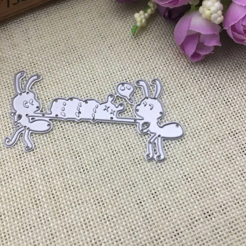 Муравьи несущие металлические режущие штампы Трафаретный Скрапбукинг DIY штамп