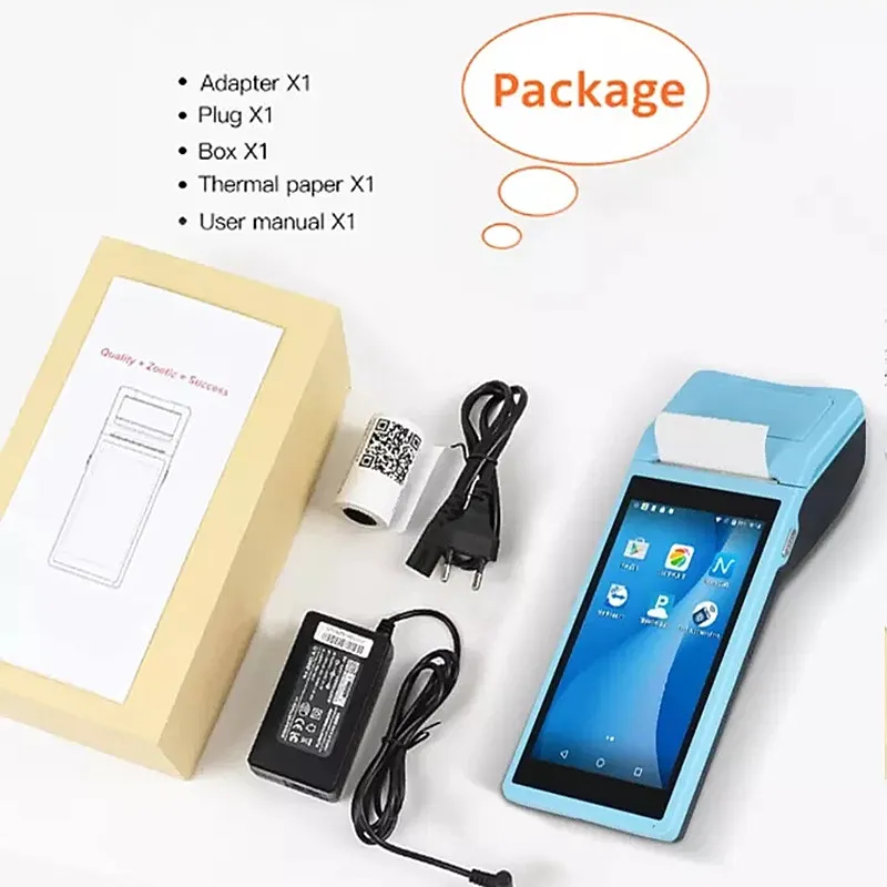 

Q2 Q1 FREE POS System support E-Boleta Loyverse Android Pad 58mm Wireless Thermal Printer Handheld Barcode Camera Scanner 1D 2D