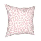 Бледно-Коралловый Леопард наволочка из полиэстера Декоративная Подушка Розовая эстетика абстрактная Гео Современный узор наволочки
