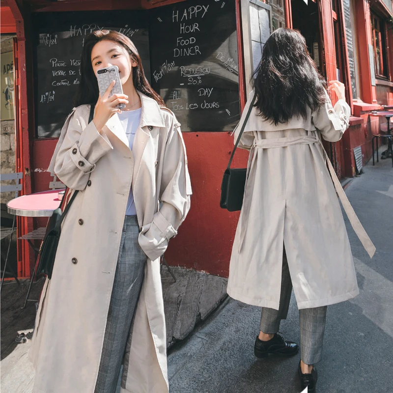 Роскошные брендовые новые модные 2019 Осенние повседневные двубортные OL простые