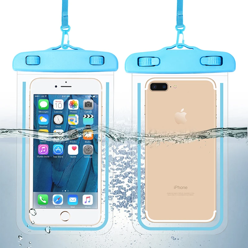 Плавательный чехол для телефона настоящий водонепроницаемый iPhone 11 Pro XS Max X 8 7 6 6s