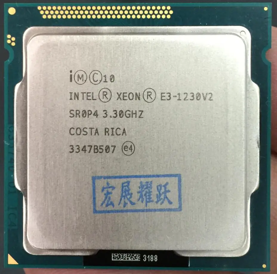 Процессор Intel Xeon E3-1230 v2 E3 1230 v2 ПК настольный компьютер Процессор четырехъядерный процессор LGA1155 настольный процессор E3 1230V2