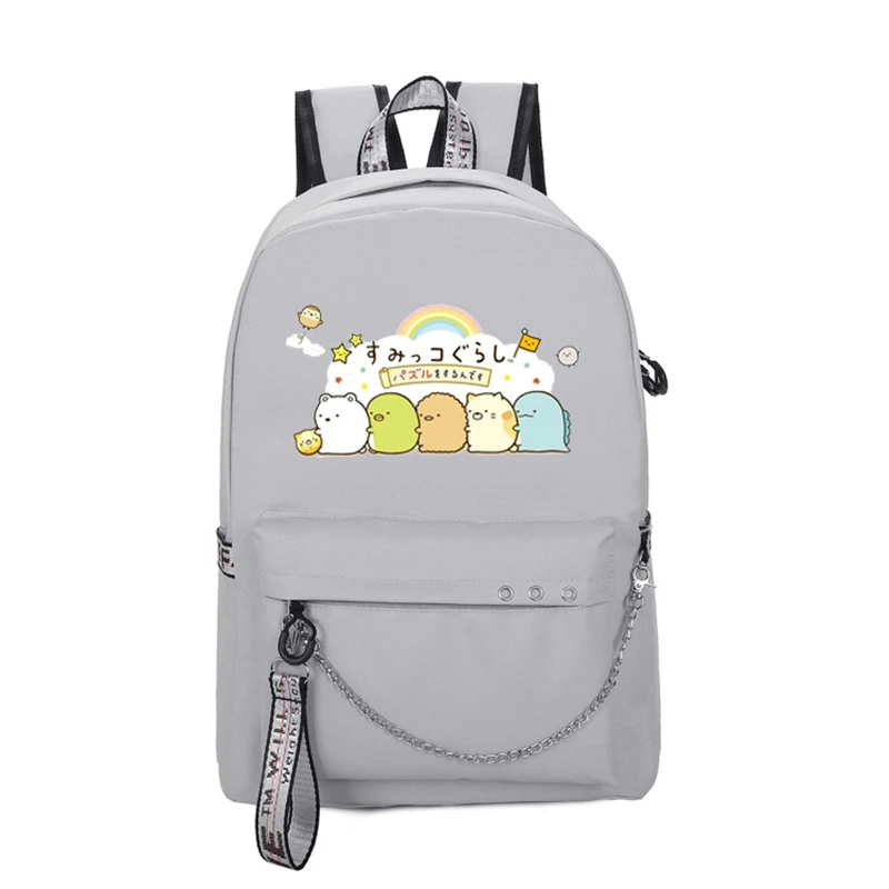 Новый Радужный стиль Kawaii Мультфильм Аниме Сумико гураши школьная сумка рюкзак