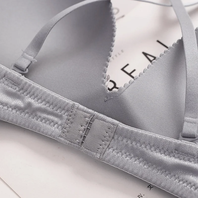

Seamless Sexy Beauty Back Bra Wire Free Push Up Soft Bra Women Underwear Sexy Lingerie Brassiere Underwear