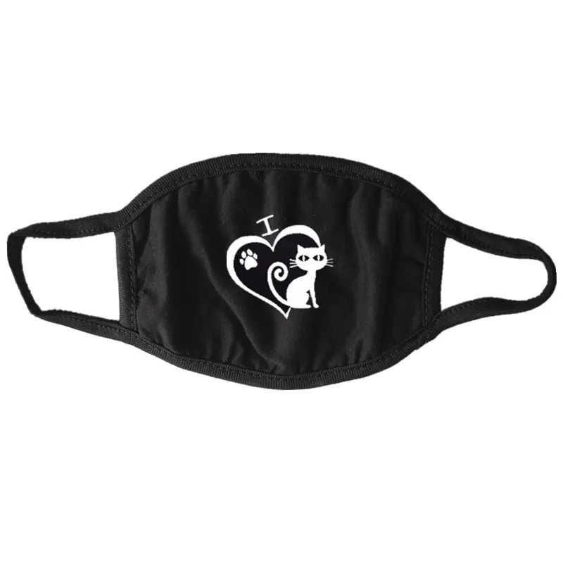 

Fashion Animal Dog Cat Panda Pattern Masks Comfortable Breathable Face Mask Reusable Masks