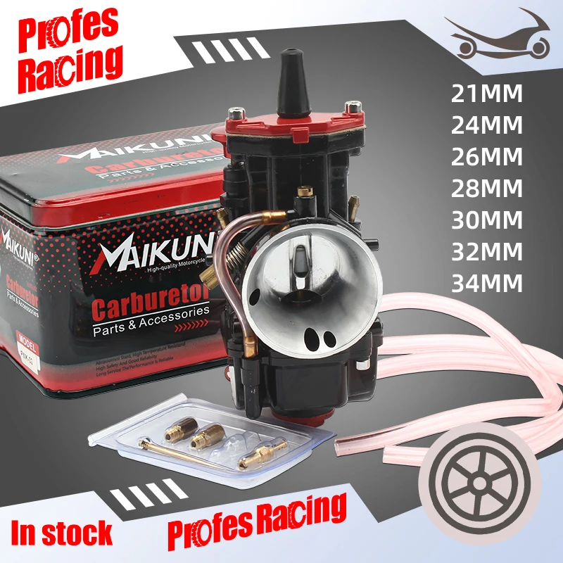 Motorcycle 21 24 26 28 30 32 34mm Carburetor Engine Part Carb Mikuni PWK With Power Jet For ATV Pit Dirt Bike | Автомобили и