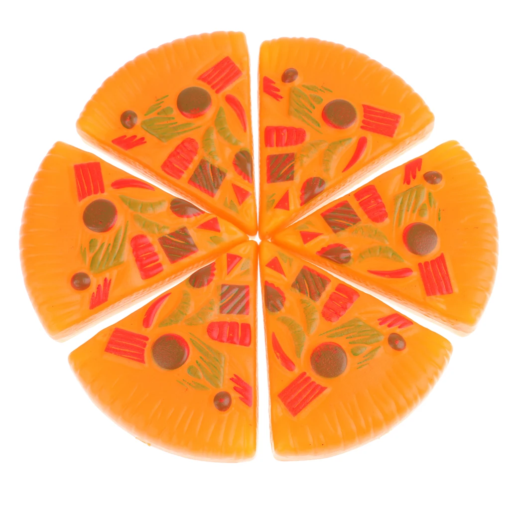 

8 Pieces Pizza Party Food Cooking & Cutting Pretend Play Set Toy for Kids