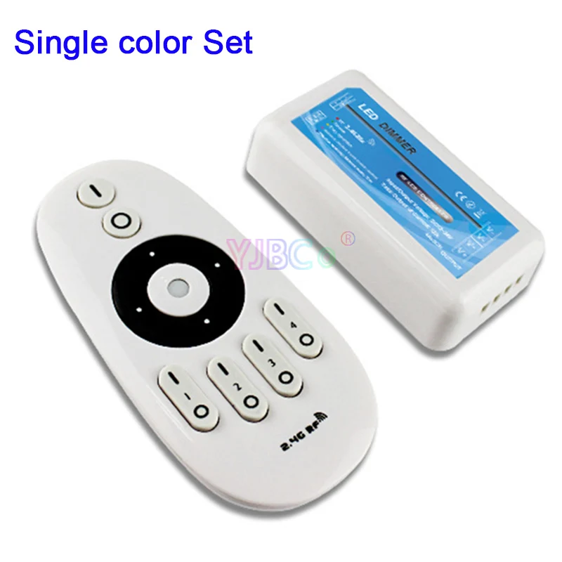 DC12-24V 2 4G 4 Zonepress Кнопка/сенсорный Dimmimg/CT/RGB/RGBW светодиодный контроллер RF