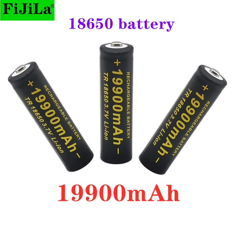 1 20 шт. Новый 18650 батарея 3 7V 19900 мА/ч batera recargable de Li Ion para linterna Фонарик светодиодный Caliente Nueva и высокое