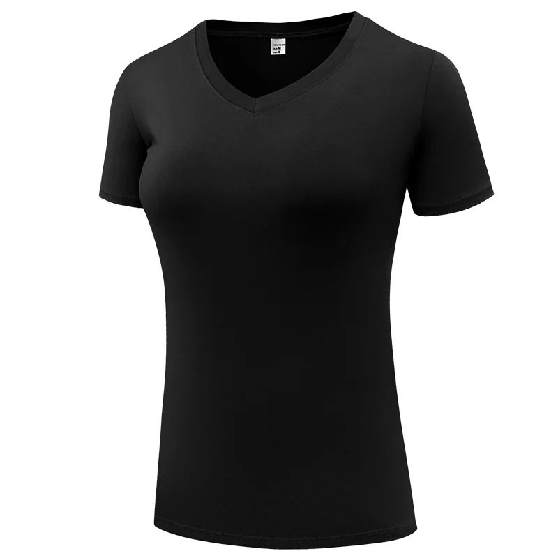 Fitness Women's Shirts Quick Drying T Shirt Elastic Yoga Sport Tights Gym Running Tops Short Sleeve Tees Blouses Jersey camisole