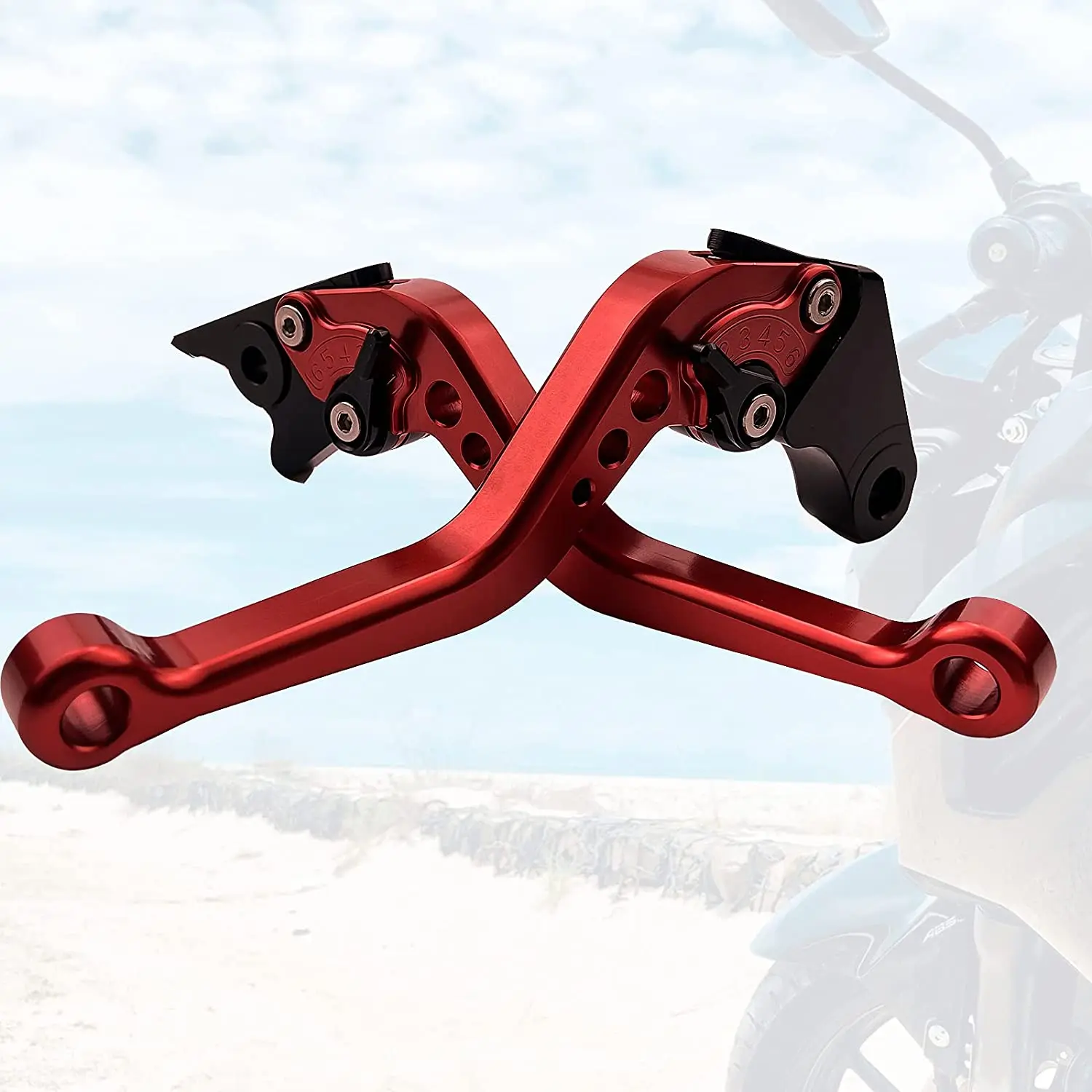 

CNC Aluminum Motorcycle Brake Clutch Levers Short Adjustment Levers for Suzuki GSXR600 1997-2003 GSXR750 1996-2003