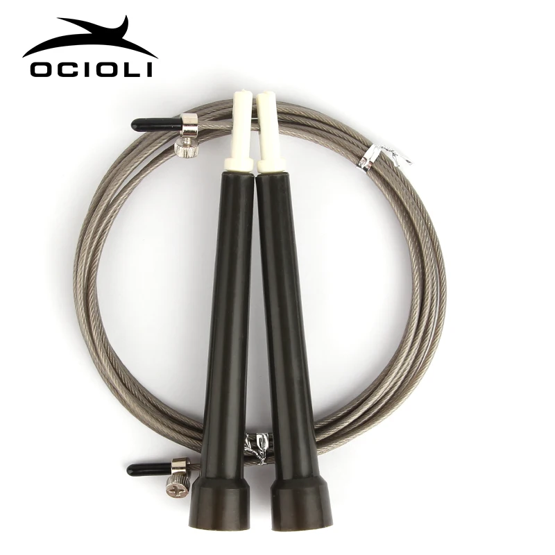 Новая Стальная Проводная скакалка Регулируемая Скакалка для кроссфита Fitnesss