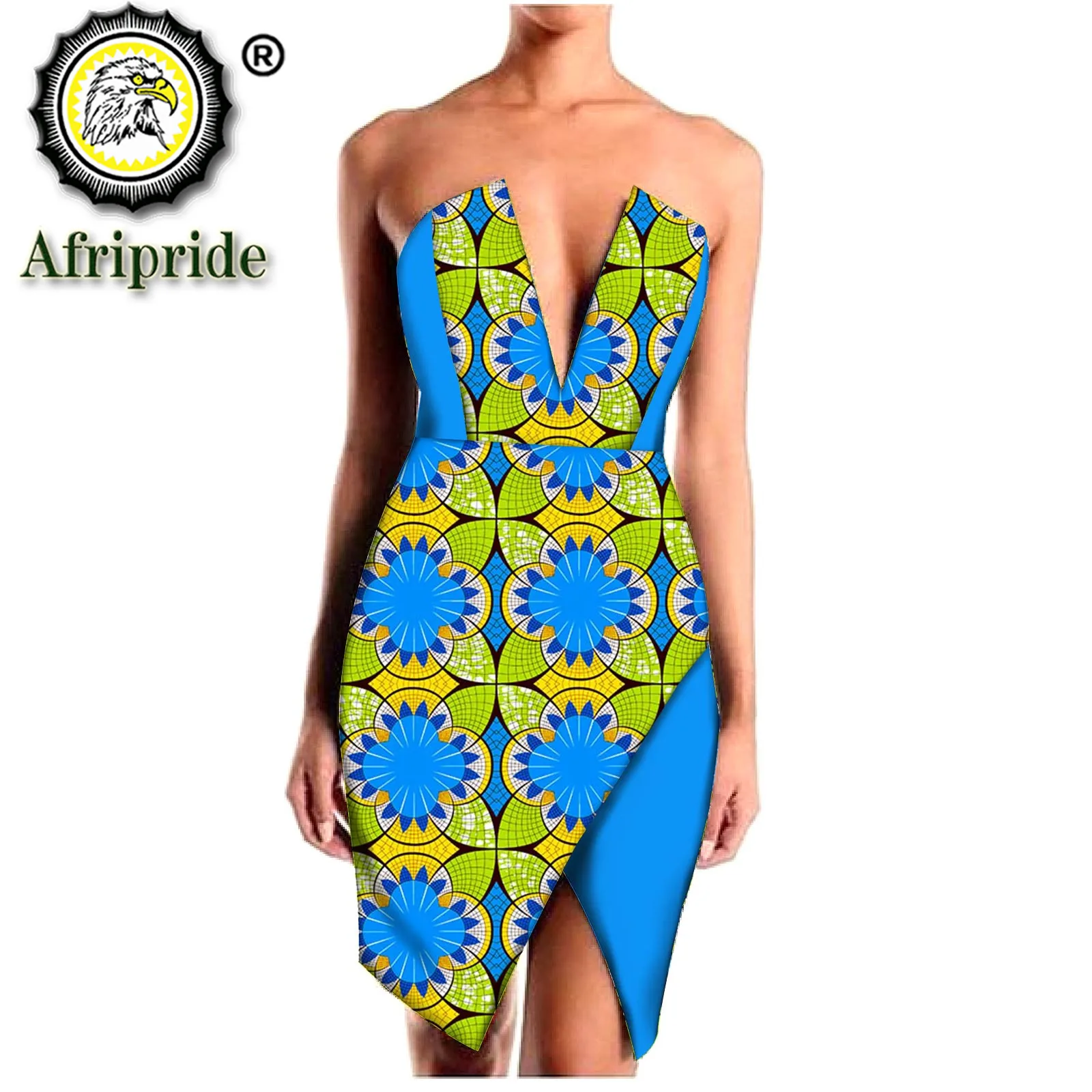 

2020 summer african dresses for women dashiki print mini dress vetement femme 2019 slim fit vestidos AFRIPEIDE S1925046