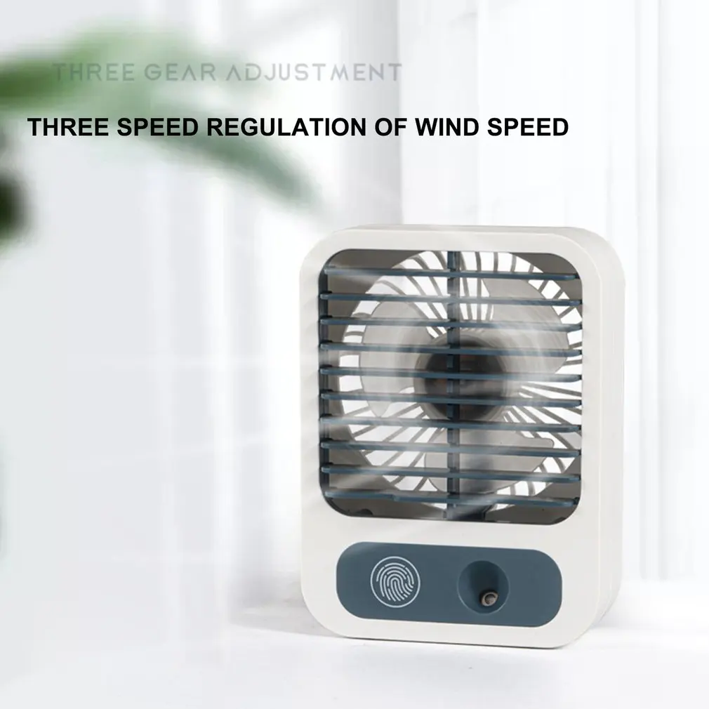 

AC Unit Portable Household Mute Humidifying Air Cooler USB Charging Mini Humidifying Rechargeable Water-cooled Air Conditioner