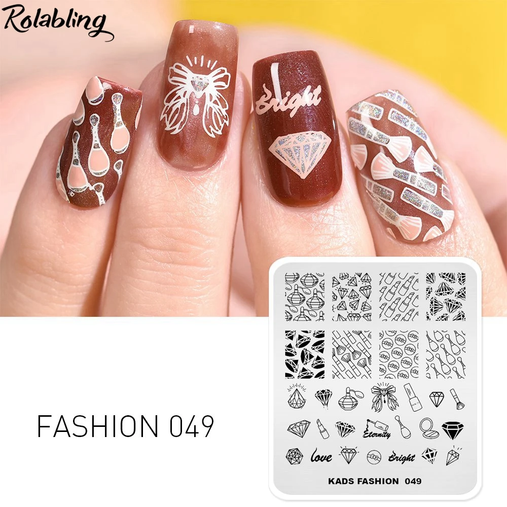 Моделирующее устройство для тиснения алмазной серии шаблоны на ногтях