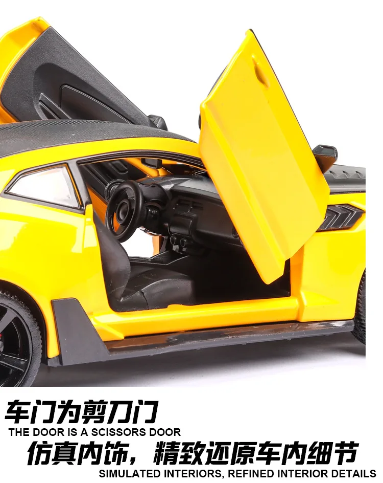 1:24 игрушечный автомобиль отличного качества Chevrolet Camaro Металлический Игрушечный Автомобиль литой автомобиль Diecasts& игрушечные транспортные средства Модель автомобиля игрушки для детей