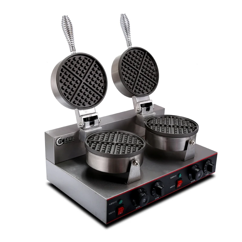 Коммерческий двойной вафельница Taiyaki электрическая с пузырьками цена | Бытовая