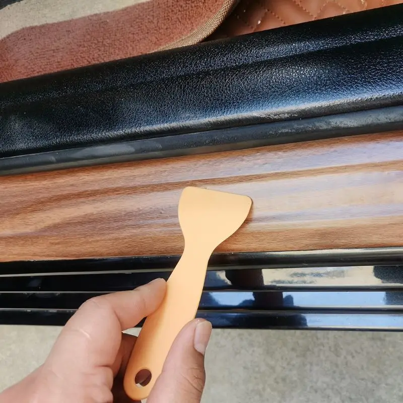 4 шт./компл. наклейки на пороги дверей автомобиля деревянные двери|Наклейки