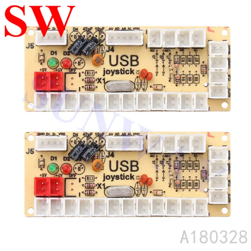 2 шт. USB кодировщик для джойстика и кнопки ПК|usb encoder|zero delay arcadeencoder usb arcade |