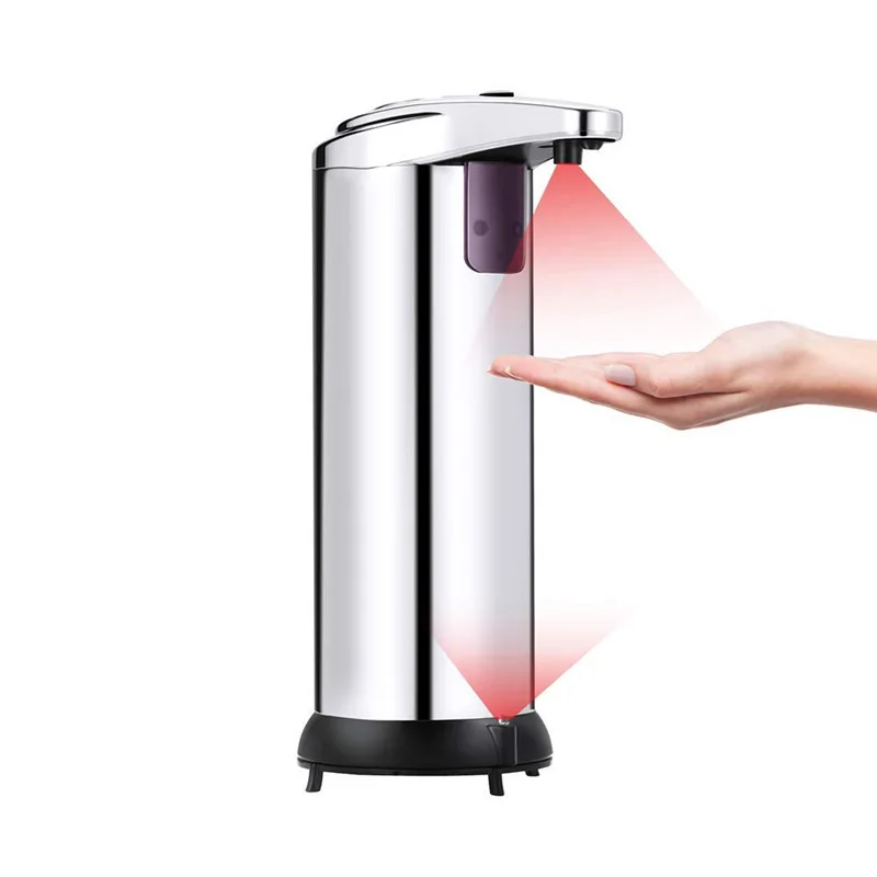 

400ML Touchless Bathroom Dispenser Smart Sensor Liquid Soap Dispenser for Kitchen Hand Free Automatic Soap Dispenser SP704