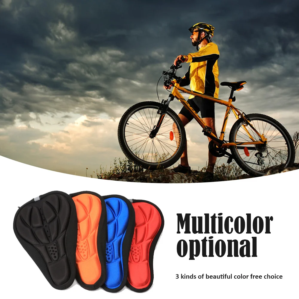 

Bicycle Seat Soft Silicone 3D Man Women Saddle Sponge Cycling Parts Accessories Spare Parts For Bicycle Road Bike Saddle Seat
