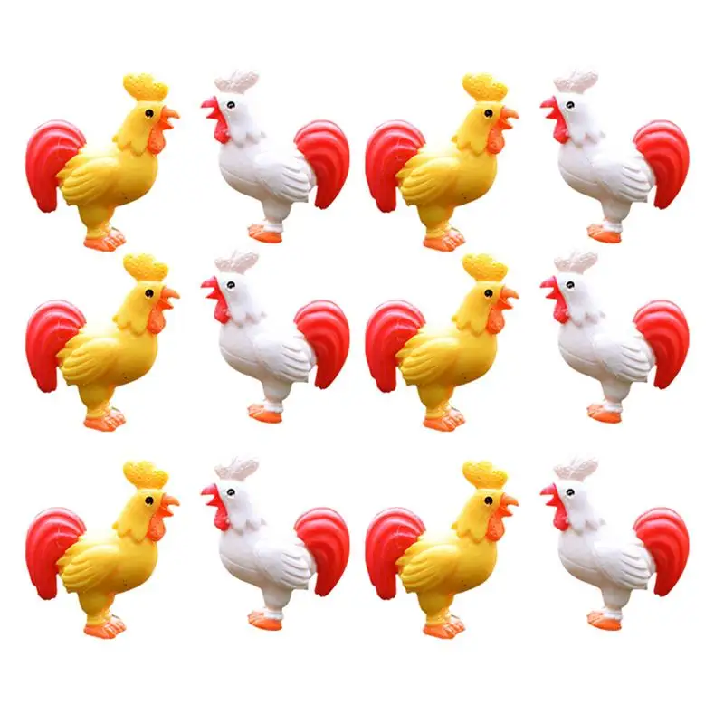 12 шт. декоративный мини кран для цыплят|Украшения своими руками вечеринки| |