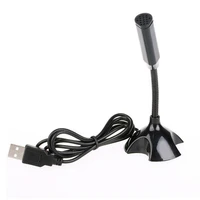 1pc usb mini desktop speech microphone stand for pc laptop computer notebook audio video clear sound