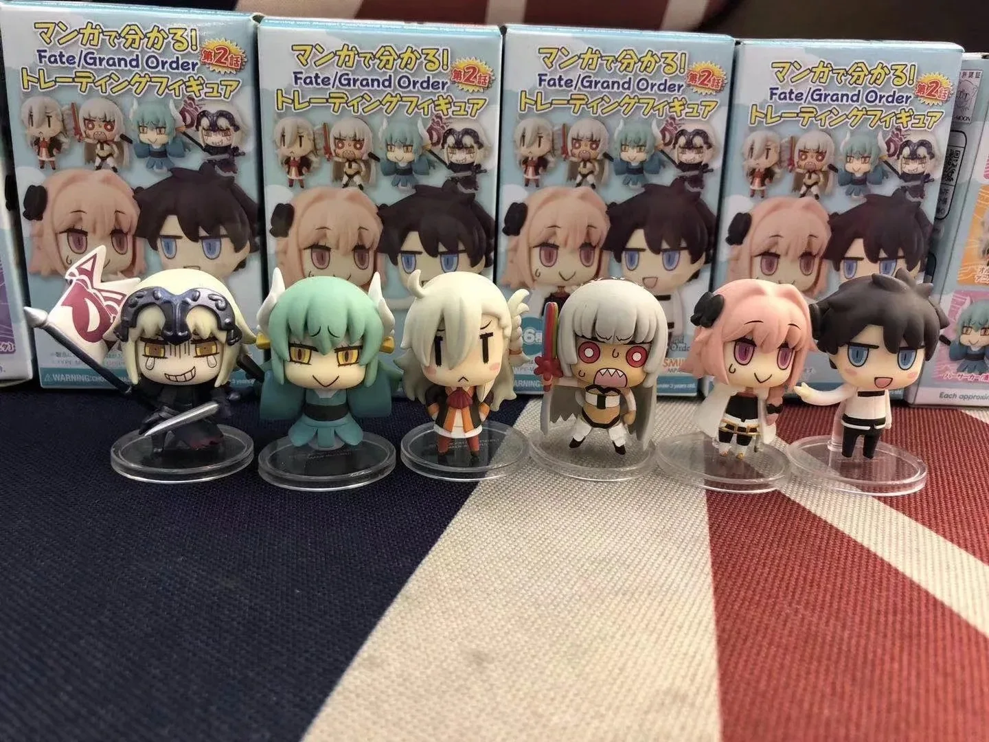 

6pcs/set Fate/Grand Order Lancer Joan of Arc action figure PVC toys collection doll anime cartoon model for friend gift