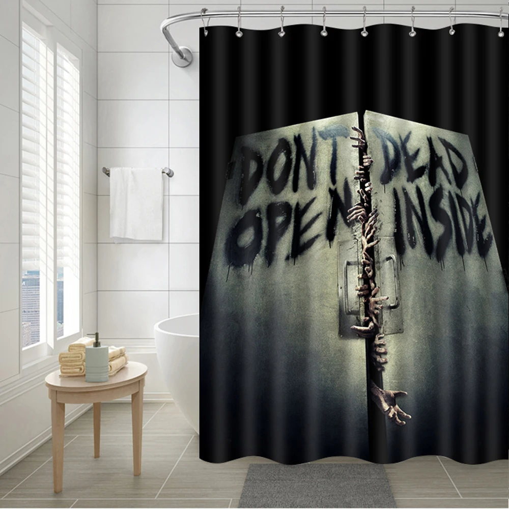 Хэллоуин занавеска для душа оконная s ужас кровавые руки ванная душевая