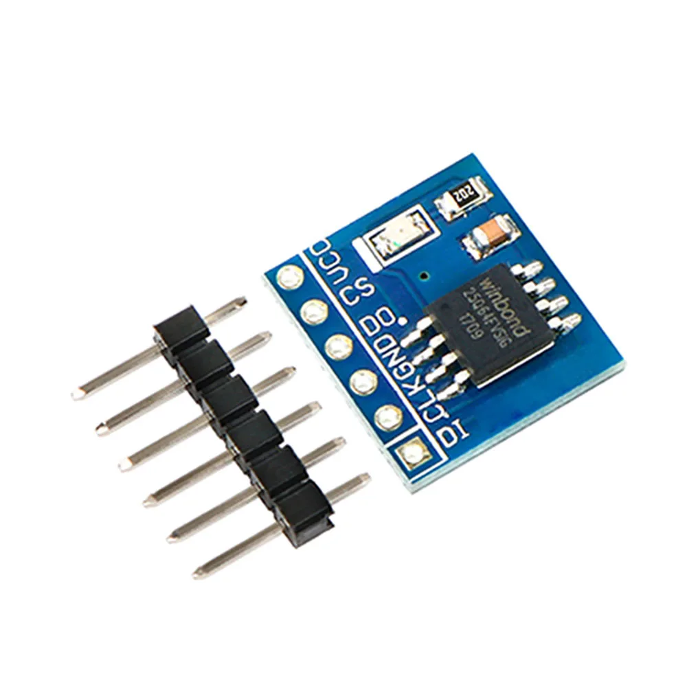 

W25Q64 NorFlash Storage Mod large capacity FLASH storage module SPI interface BV FV STM32 code For Arduino