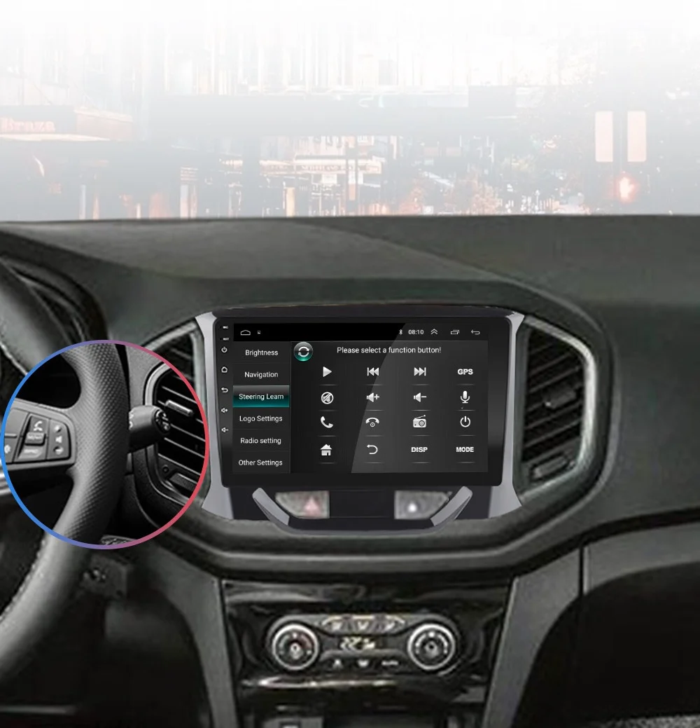2G+ 32G " 2din Android 8,1 GO автомобильный DVD плеер для LADA X-Ray автомобиль радио gps навигации WI-FI DPS плеер