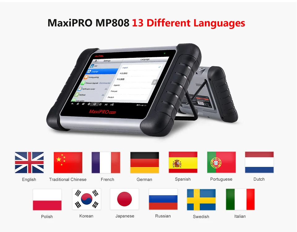 Autel MaxiPro MP808 диагностический инструмент PK DS808 DS708 Maxisys MS906 Автомобильный сканер сброса услуги ключ кодирования OBD OBD2 сканер