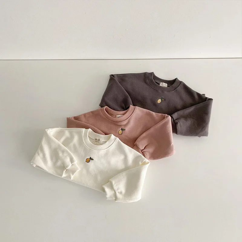 

Autumn Winter Kids Baby Girls Carrot Sweatshirts Baby Boys Long Sleeves Sweater Toddler Infant T-shirt Clothes Sweatshirt