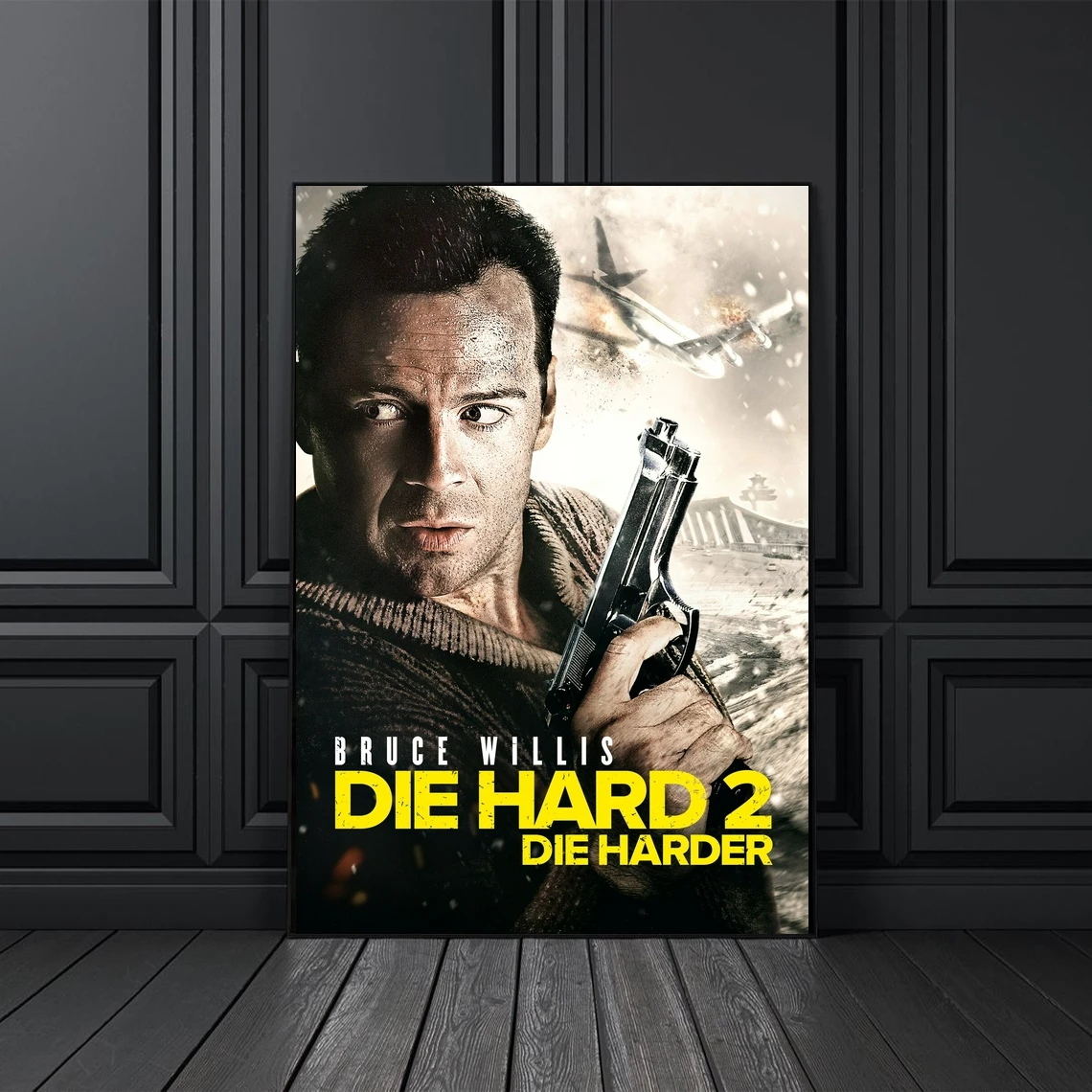 

Die Hard Classic Retro Movie Poster Cover Canvas Print Custom Poster Home Decoration Wall Painting (No Frame)