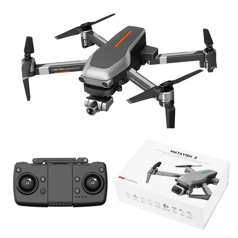 Дрона с дистанционным управлением 5G L109 PRO GPS 4K HD Камера WI FI бесщеточный двигатель