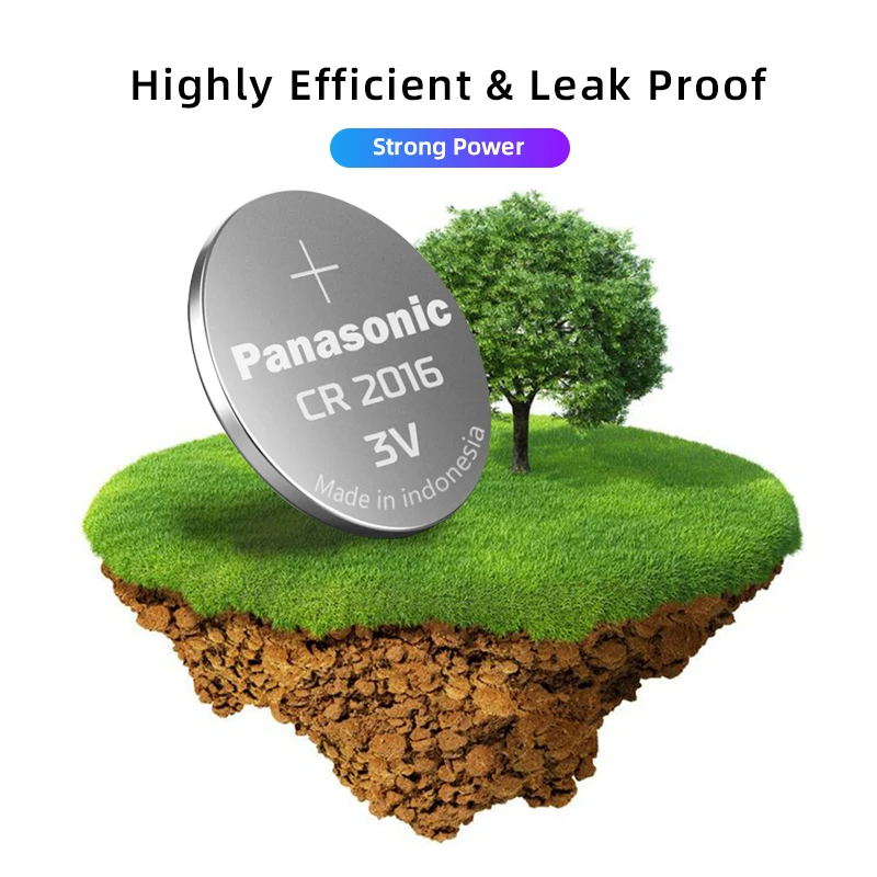 PANASONIC 30 шт./лот cr2016 BR2016 DL2016 LM2016 KCR2016 ECR2016 кнопочные батареи 3 в монета литиевый