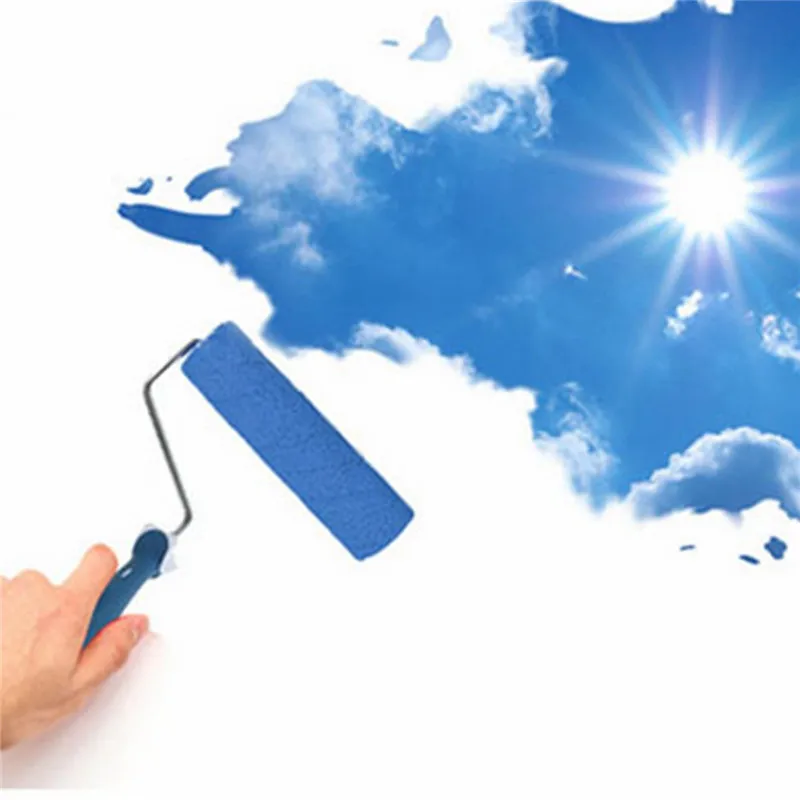 

10PCS 100mm Mini White Durable Foam Paint Roller Sleeves Painting Decorating Sponge Rollers Art Sets Painting Supplies