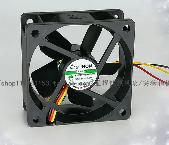 

for SUNON HA60251V4-0000-C99 DC 12V 0.7W 3-wire 60x60x25mm Server Cooling Fan