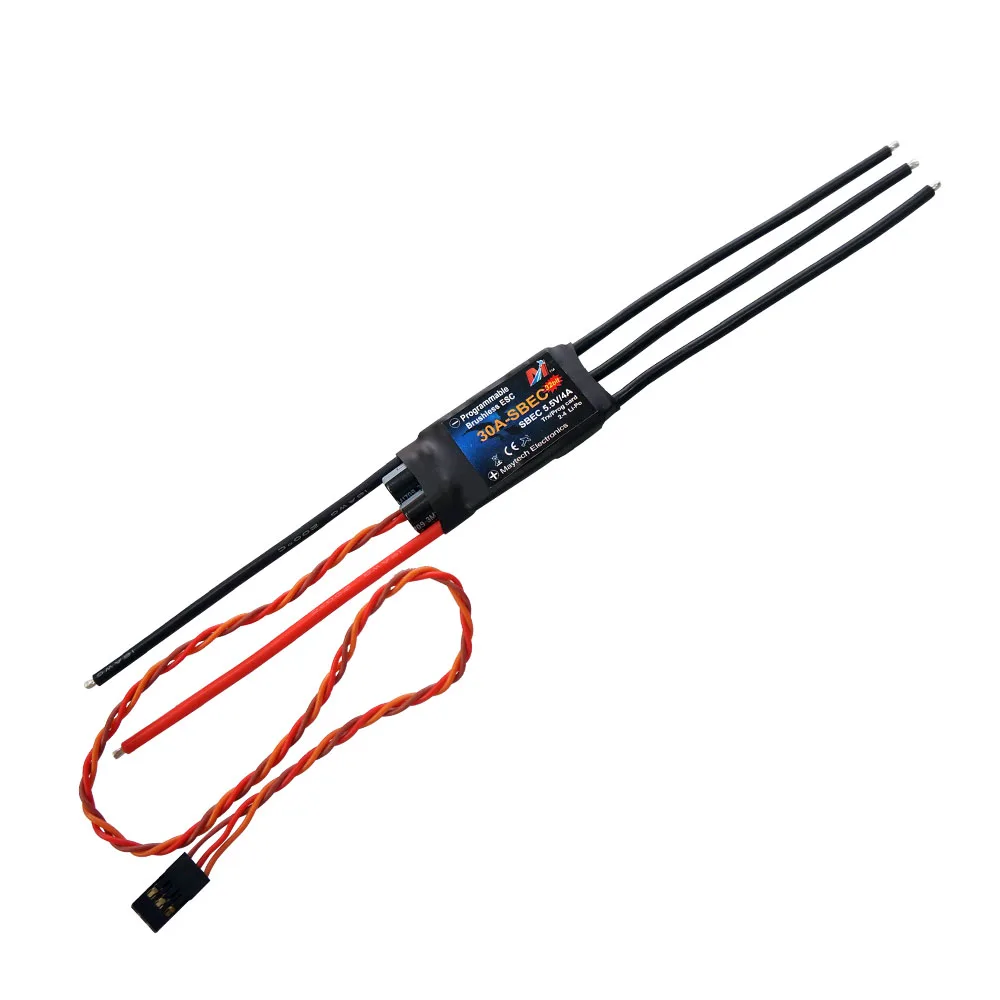 Maytech постоянного тока регулятор скорости 30A 2-4S Mini Brushless Esc для Вертолет Uav Rc модели