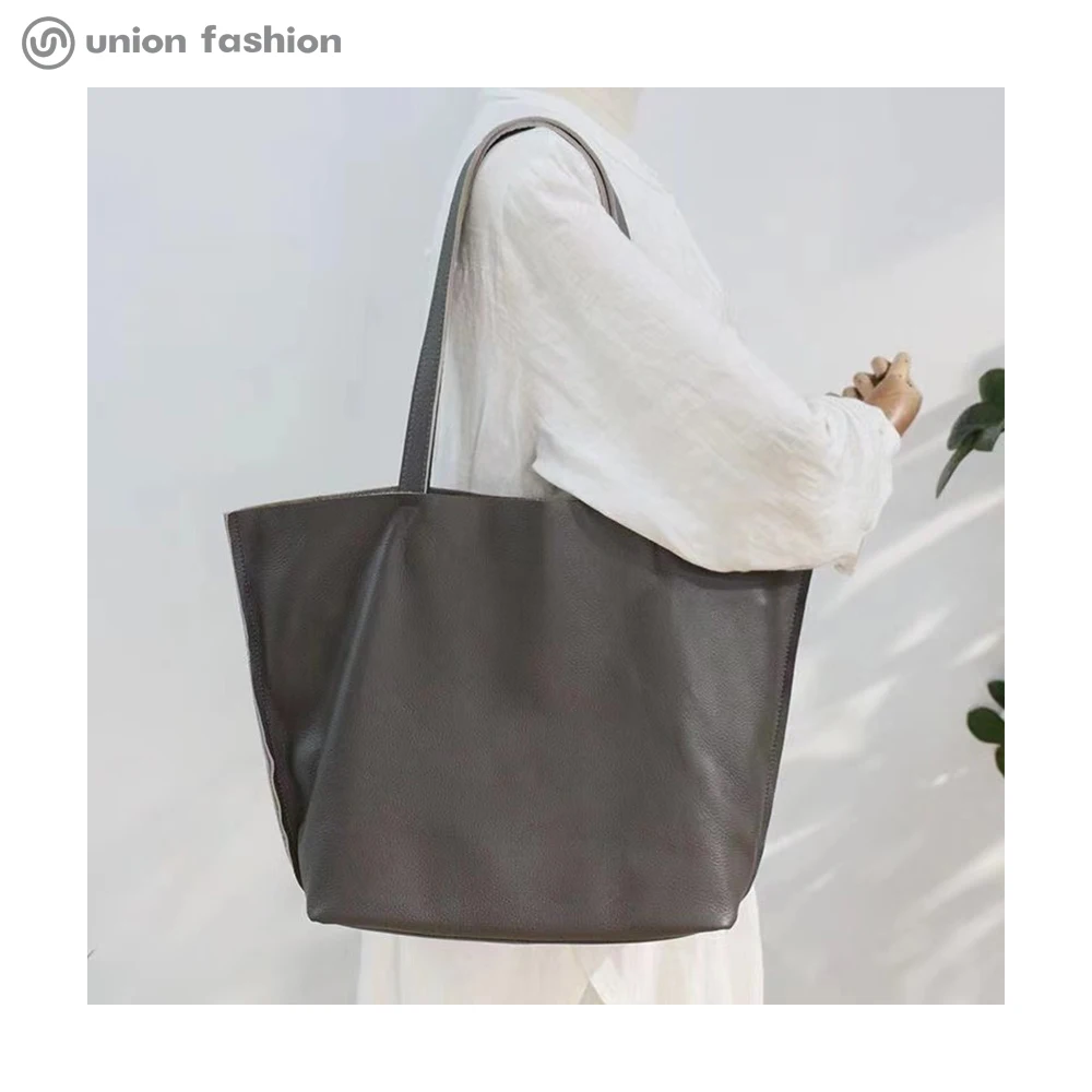 

High Quality Fashion Big Purses And Handbags Genuine Leather Tote Bag For Women ladies bag